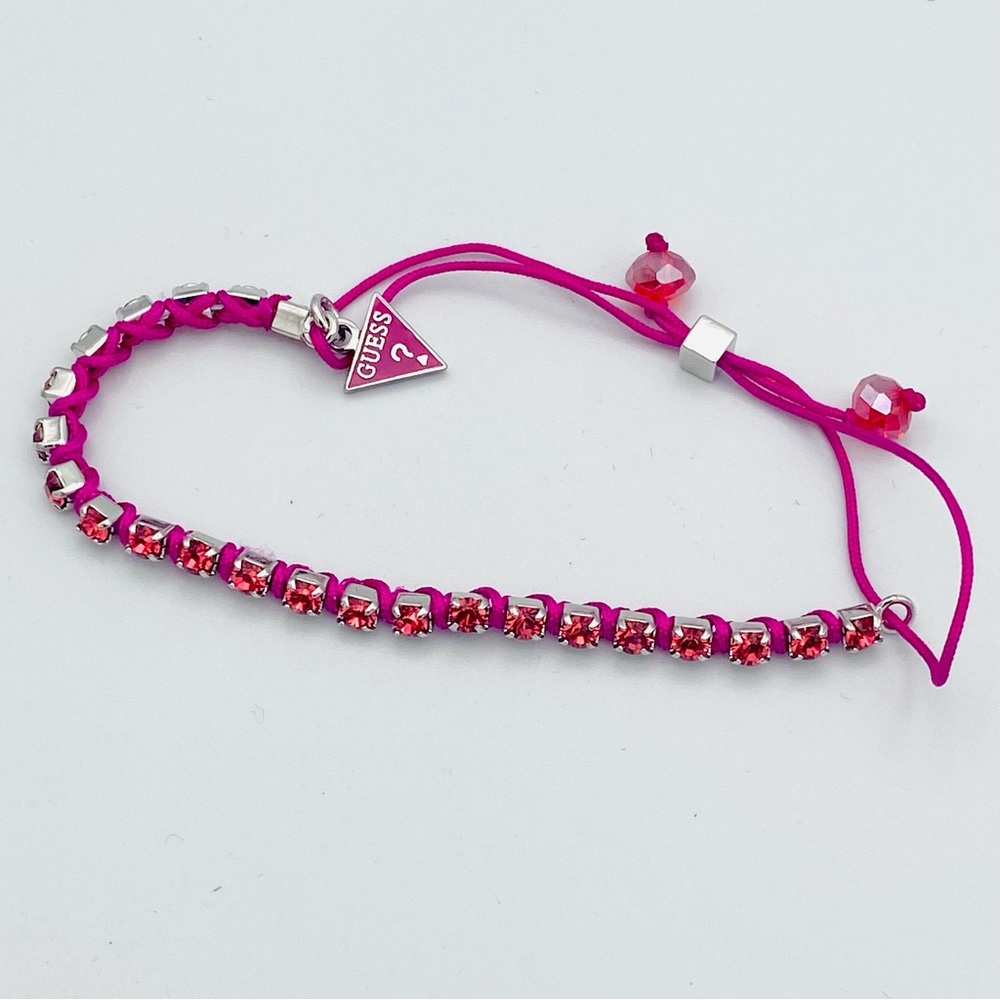 GUESS Pink Rhinestone Bracelet - Picture 5 of 6